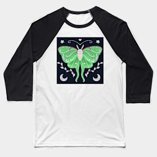 Luna Moth Baseball T-Shirt